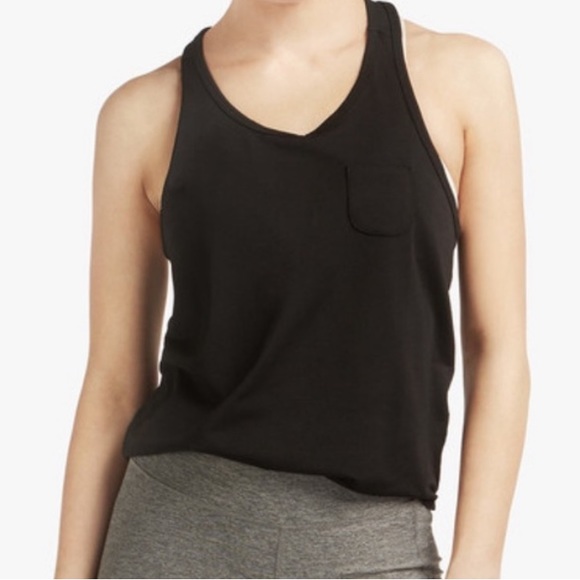 Outdoor Voices Tops - Outdoor Voices Racer Back Pocket Tank Top Black Size Medium